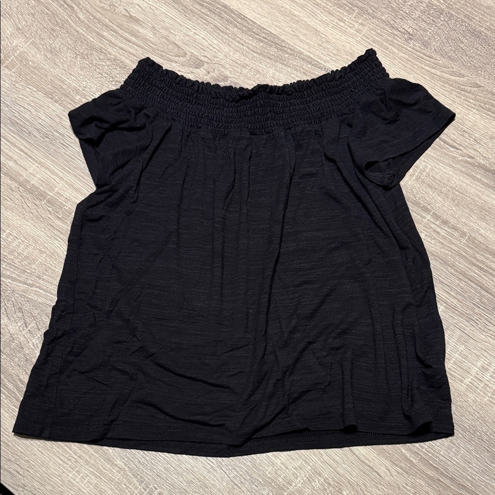 Elegant Black Off-Shoulder Top